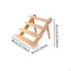 Wooden Retail Display Riser Wood Cupcake Stand, Earrings Rack Earring Ring Holder for Home