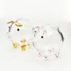 Cute Cartoon Piggy Money Bank Handmade Multi-purpose Coins Saving Box Practical Durable Glass Money Jar Desktop