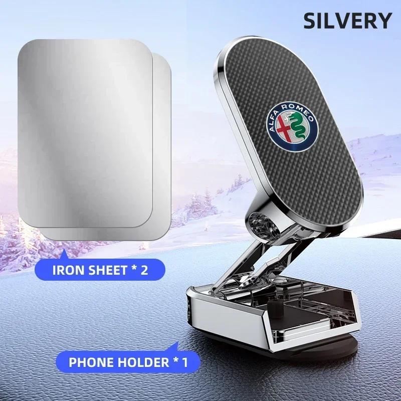 Folding Magnet Cell Phone Stand in Car GPS Support For Alfa Romeo 159 147 156 166 Giulietta Giulia Mito Stelvio Brera Spider ofh853