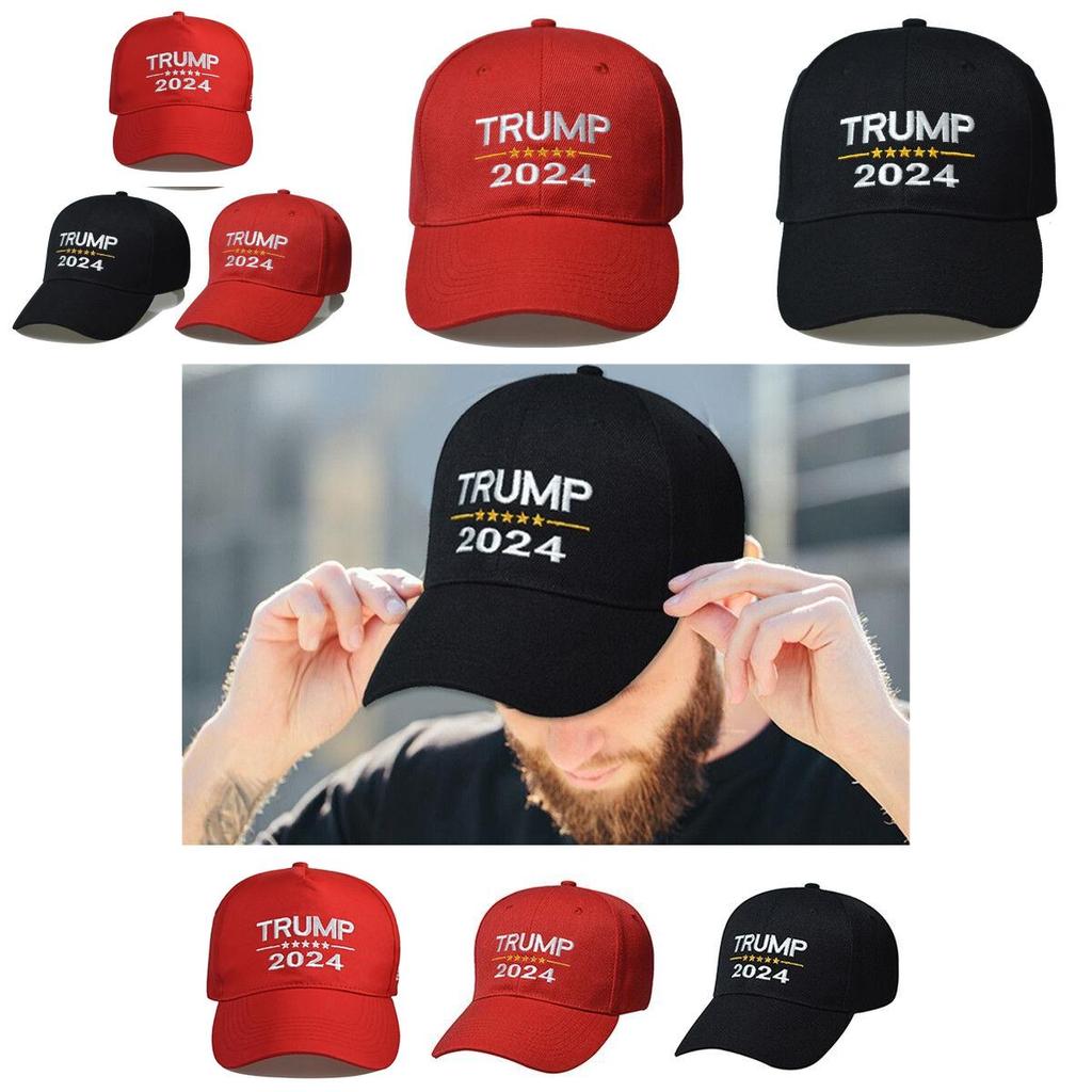 Cap Trump 2024 American Flag Baseball Pop Embroidery Presidential