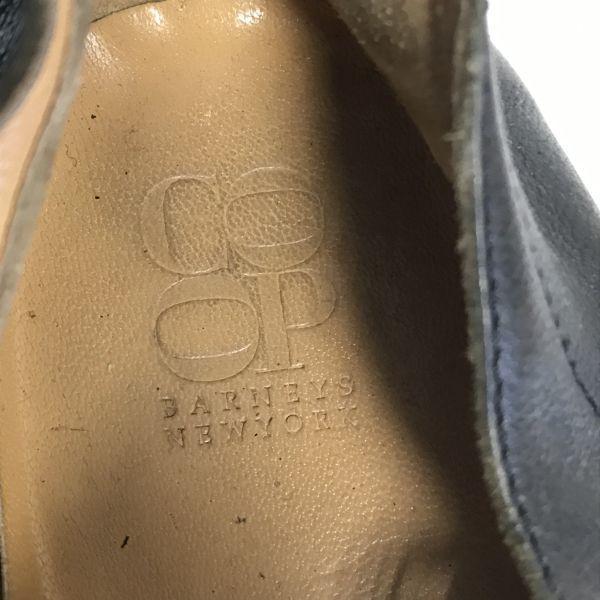 BARNEYS N.Y. Италия Кожаные Туфли Дерби с Гладким Носком Мужские 13M 30.5-31.0 Черные(ИСПОЛЬЗОВАЛ)