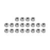 20Pcs Landing Gear Stopper Set Wheel Collar 2.1mm Stainless Steel Exquisite Craftsmanship RC Plane