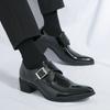 Fashion Newest Oxford Shoes for Men Luxury Patent Leather Wedding Shoes Pointed Toe Dress Shoes Classic Derbies Plus Size 38-48 Hombre