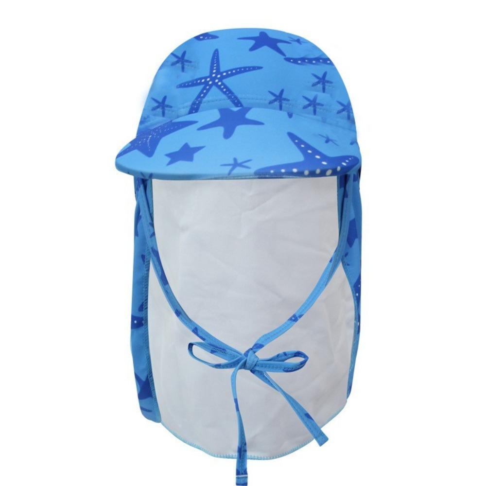 Flower Kids Beach Hat UV Protection Sunshade Swimming Cap Flap Cap Kids Sun Hat  Swimming