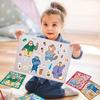 Disney Эстетичные Наклейки для Лица Зверополис 2 Листа DIY Детские Игрушки Детские Пазлы Декор для Вечеринки Подарочные Награды