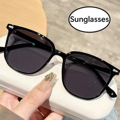 Модные унисекс ретро уличные солнцезащитные очки UV400 женские мужские модные летние очки для путешествий очки большого размера роскошные женские солнцезащитные очки