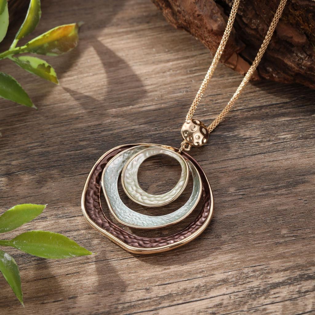 Эмалевое геометрическое ожерелье в виде морской звезды, женское простое высококлассное ожерелье с нерегулярным цветком