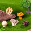 10pcs Mini Ornaments DIY Resin Mushroom Ornaments Cute Simulation Mushroom Black Fungus 11 Styles