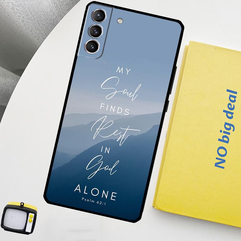 Христианские Псалмы Чехол для Телефона Для Samsung Galaxy S25 S26 Ultra S20 S21 S22 S23 Plus S24 Ultra S10 S25 FE Чехол