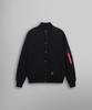 Куртка Alpha Industries Ma-1 с флисовой подкладкой Черная