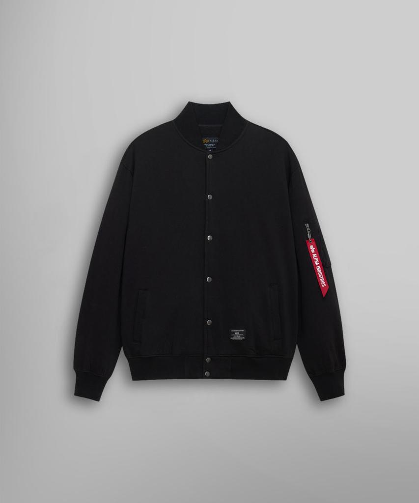 Куртка Alpha Industries Ma-1 с флисовой подкладкой Черная