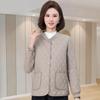 Rhombus Padded Cotton-padded Clothing Women's Short New Clothing Large Pocket Warm Cotton-padded Jacket