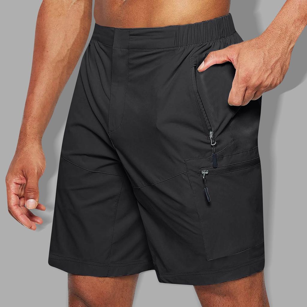 Мужские летние модные повседневные брюки большого размера с несколькими карманами, хлопковые рабочие шорты