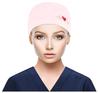 Scrub Cap With Buttons Bouffant Print Hat With Sweatband for Womens and Mens