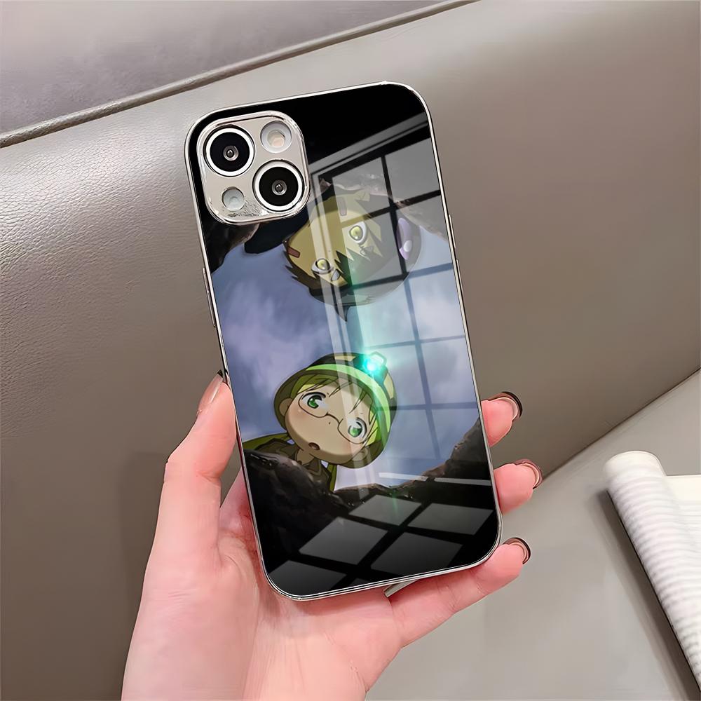 Чехол для телефона «Созданный в Бездне» для IPhone 17 Pro Max 15 Pro 16 14 Plus 12 13 Mini 11 Pro Ударопрочный Гальванизированный Стеклянный Чехол