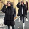 Женская новая с капюшоном, от холодного ветра, ветрозащитная, легкая, утолщенная, пушистая, теплая, свободная, высококачественная ткань, одежда для отдыха и спорта, хлопковая