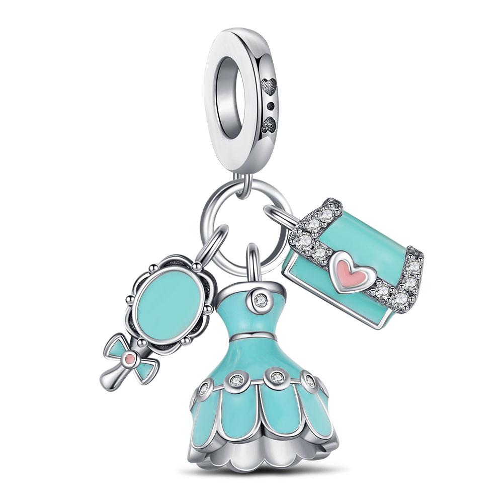 925 Silver Robot Charms Pendant sea turtle Moon Bead Fit Bracelet For Women DIY Fashion Jewelry Elegant Gift