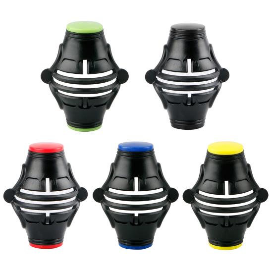 Маркер для мячей для гольфа с вращением на 360 градусов, инструмент для выравнивания тройной линии маркера мяча, трафарет для выравнивания маркера мяча, портативные аксессуары для гольфа