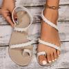 Women Flat Sandals 2024 Summer New Fashion Hot Sandals Comfortable Breathable Shallow Sandals Designer Casual Shoes for Women