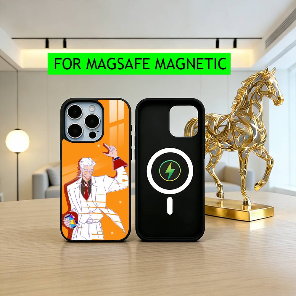 КРУТОЙ МУЖЧИНА Чехол для телефона T-to B-be H-hero X-es Для iPhone17,16,15,14,13,12,11 Plus,Pro Магнитный с Magsafe Беспроводная зарядка