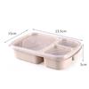 4 Compartments Fork Leak-Proof Microwave Bento Box Lunch Box Adult Lunch Containers Toddler Convenience Small Tools Accessory
