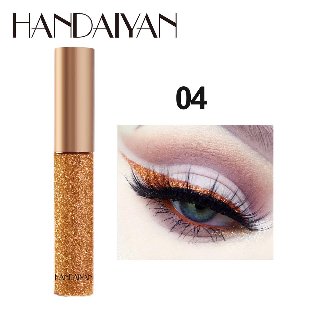 HANDAIYAN Stage Nightclub Makeup Performance Makeup and Colorful Shiny Sequins, Eye -catching Shadow Solution