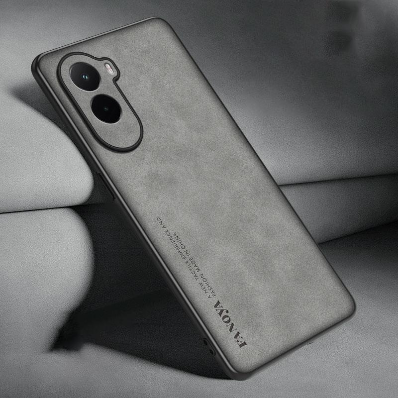 EUCAGR Роскошный чехол для телефона из овчины и ПУ-кожи для Xiaomi POCO M7 Защитная подставка Задняя крышка для Xiaomi POCO M7