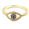 Sapphire 'Fatma' Gold Plated Ring