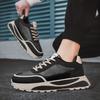 Осенне-зимние трендовые мужские повседневные теплые и утолщенные туфли, новые мужские спортивные кроссовки с низким верхом на толстой подошве