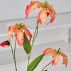 Creative Prop Use Artificial Flower Gloriosa Lily Lifelike Texture