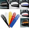 1 компл. Автомобильная наклейка, не выцветающая, модная, цветная, в полоску, автомобильная наклейка, гоночные полоски, боковое зеркало заднего вида, Декор, наклейка, универсальная автомобильная наклейка