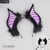 Halloween Bat Ear Headband Costume Accessory Cosplay Party Dress Up Soft Plush Animal Headpiece Unisex