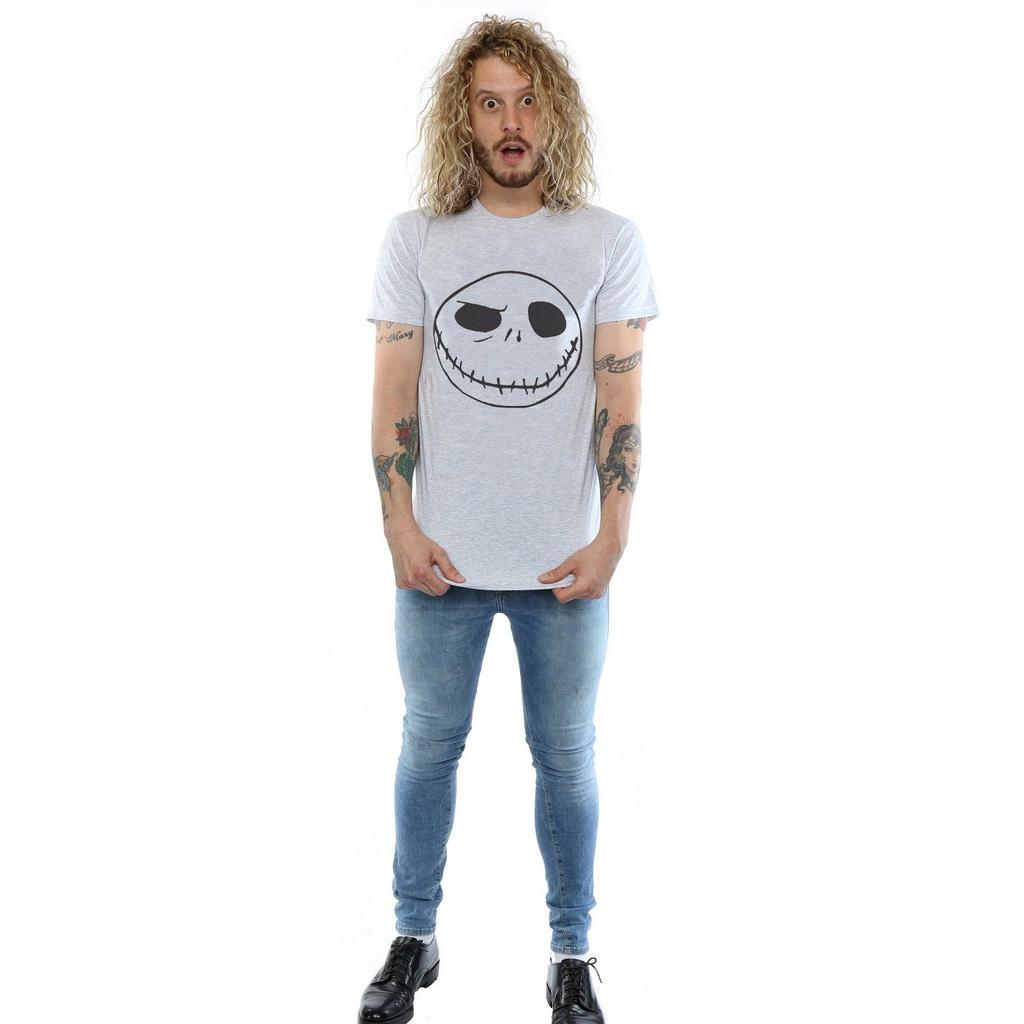 Disney Mens Nightmare Before Christmas Jack´s Big Face T-Shirt
