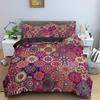 Psychedelic Boho Luxury Bedding Set 2/3PCS With Pillowcase King Mandala Duvet Cover Queen Comforter Cover Polyester Quilt Cover