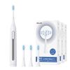 MiLink TB02 электрическая 12 сменная щетка 5 тихий таймер чистки для взрослых и зубная щетка DuPont белая, набор, режимы, водонепроницаемая, дизайн, функция,