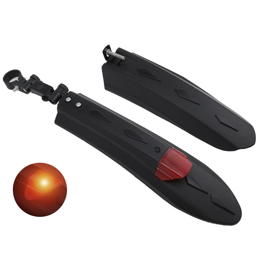 Велосипедное крыло, расширенное, удлиненное, защита от брызг, регулируемая защита колеса с задним фонарем, MTB, велосипедное крыло, аксессуары для велосипеда