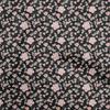 Georgette Viscose Black Fabric Floral Fabric For Sewing Printed Craft Fabric By The Yard 42 Inch