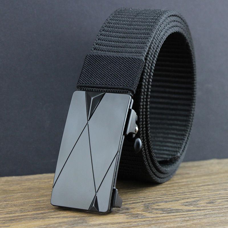 Мужской ремень для занятий спортом на открытом воздухе для джинсовых брюк, дизайнерский повседневный модный ремень, холст, тактический ремень для брюк, деловой ремешок HB042