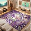 Butterfly Theme Crystal Velvet Floor Rug Personalized Custom Name Text Warm Carpet Home Decoration