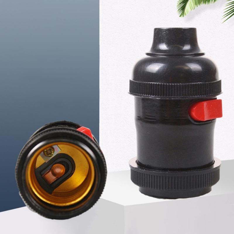 Hot Sale E27 Bakelite Plastic Lamp Holder Socket Lamp Holder Socket Base LED Terminal Bulb Types Vintage For Bedroom Office
