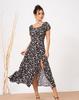 Ретро платье с разрезом ISSA Plus