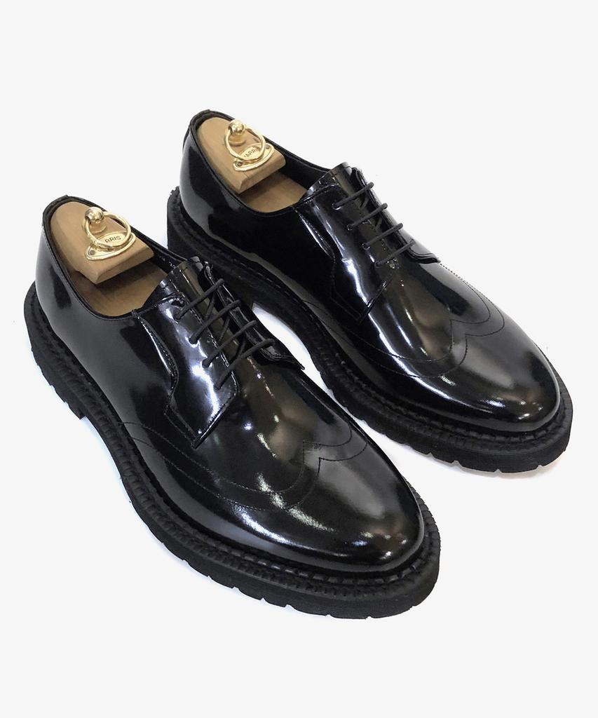 Joenshoe Dignity Wingtip Work Boots Black