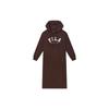 Официальное женское длинное платье-худи Осень 2023 Женские платья Коричневый F11W339310FDK