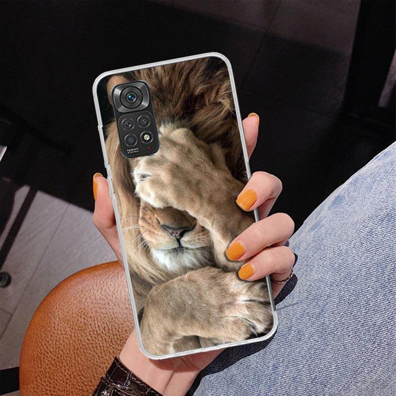 Lion Alpha Male Cub King Phone Case For Xiaomi Redmi Note 15 14 13 12S 12 11 Pro Plus 14S 11S 11E 10 10S 11T 5G Personalized Cov