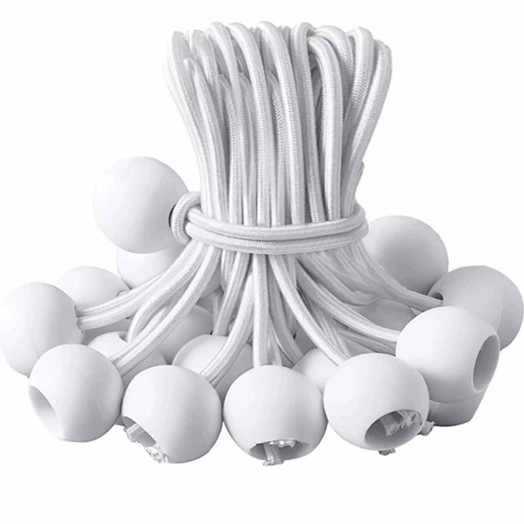 Эластичный шарик-банджи – Круглая веревка для палаток для кемпинга, батутов и хранения на открытом воздухе, Фиксированная веревка с пряжкой