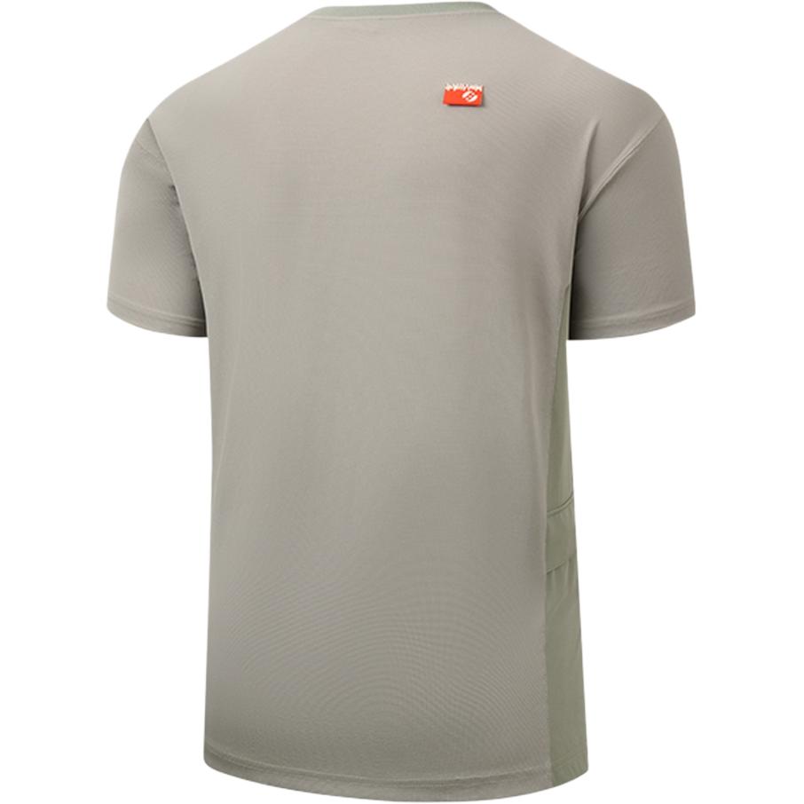 SAUCONY Natural Echo Модная футболка с круглым вырезом, мягкая, универсальная, с коротким рукавом, унисекс, топы, серый SA3259ST43O-GE243