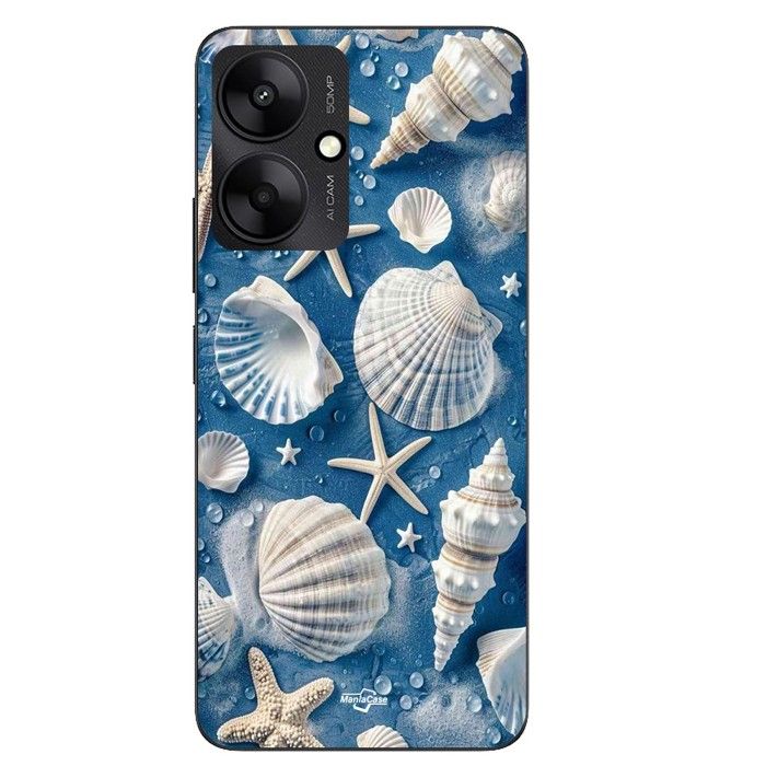 Coque Pour Xiaomi Redmi 13C 5g Coquillages étoiles océan Maniacase
