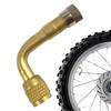 Motorcycle Air Valve, Tire Valve Extension Adapter, Motorbike Tire Extension Valve, 90 Degree Bend