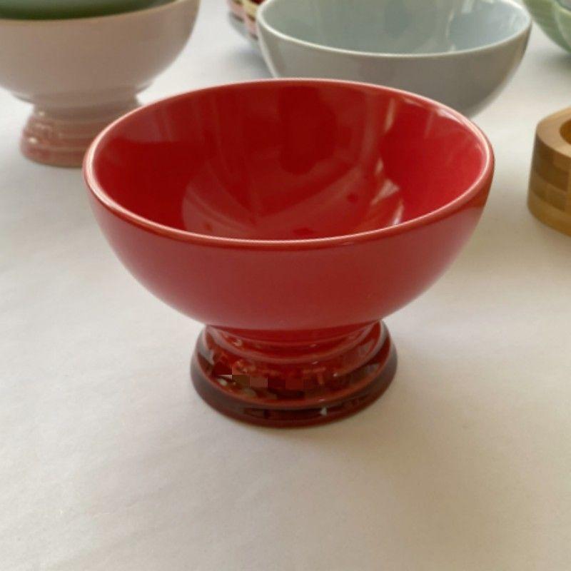 Керамическая подглазурная цветная сливовая тарелка, тарелка с цветком для соуса, поднос для косточек для плевков, уникальная посуда, миска для мороженого