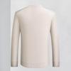Luosi Men's Double-Layer Round Neck Wool Sweater